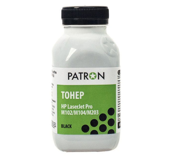 Тонер HP LJ PRO M102/M203 (CF217A/CF230A) ФЛАКОН 60 г (PN-HLJPM102-060) PATRON