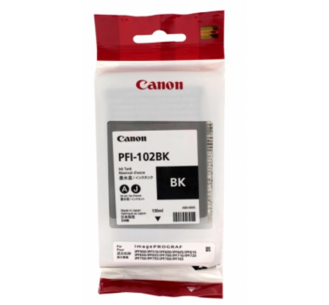 Картридж струменевий Canon PFI-102BK (0895B001) Black