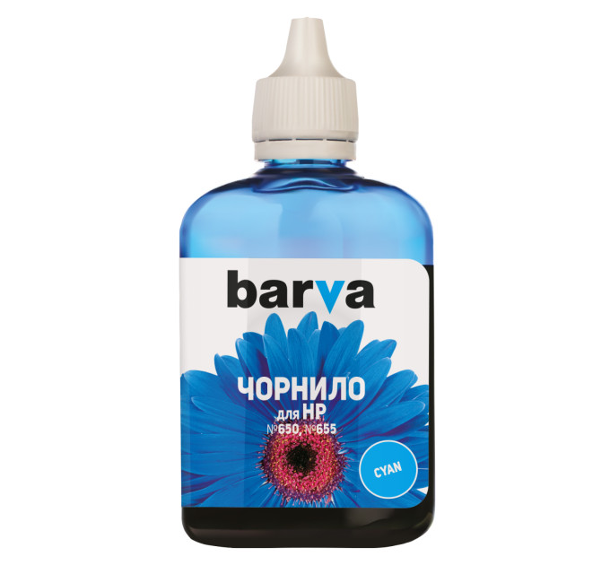 Чорнило BARVA HP CZ102/CZ110 (1015/1515/2515) CYAN 90 г (H655-397)