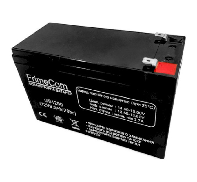 Акумуляторна батарея  FrimeCom 12В 9 Ач (GS1290B)