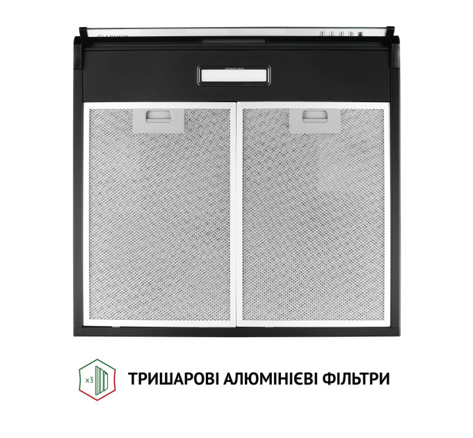 Витяжка PERFELLI PL 5144 BL LED