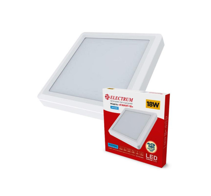 Світильник Electrum 18W 4000К KVANT B-LD-1968