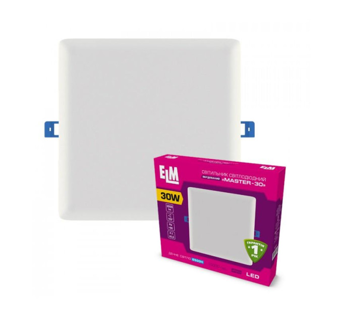 Світильник ELM Master 30W 6500К IP20 (26-0073)