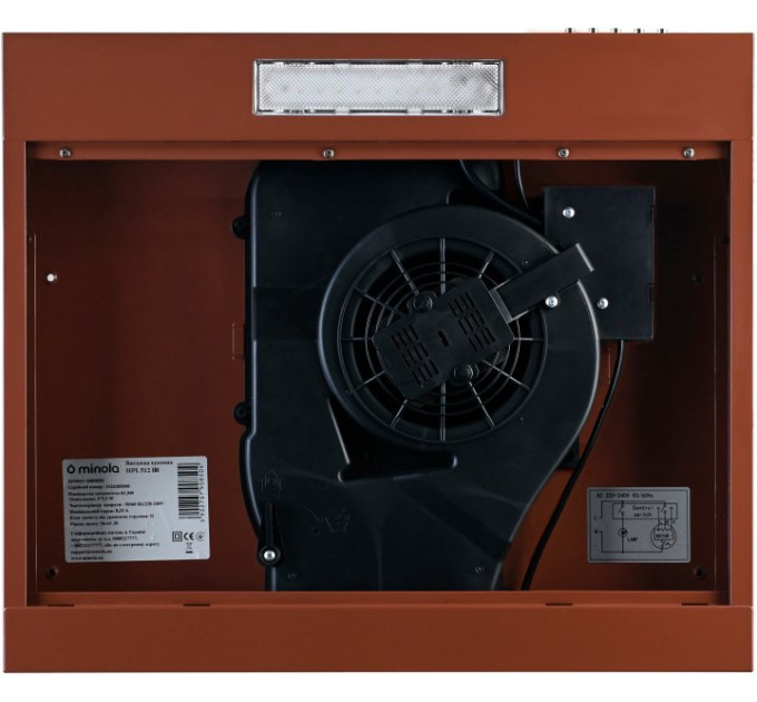 Витяжка  MINOLA HPL 512 BR, Пристінна