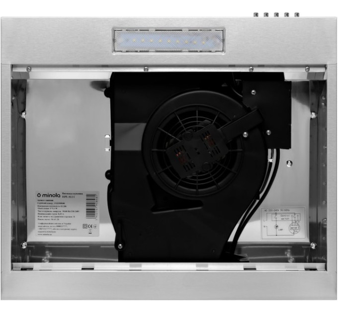 Витяжка  MINOLA HPL 512 I, Пристінна