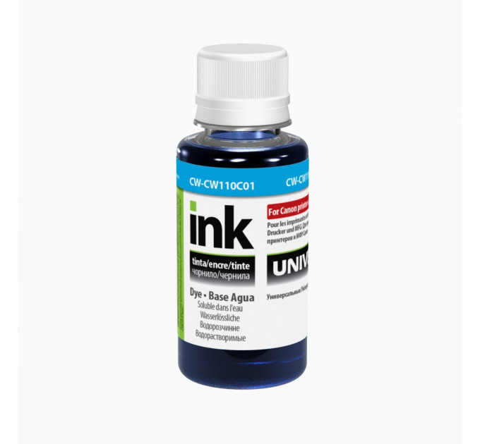 Чорнила  ColorWay Canon Universal 100мл Cyan CW110C