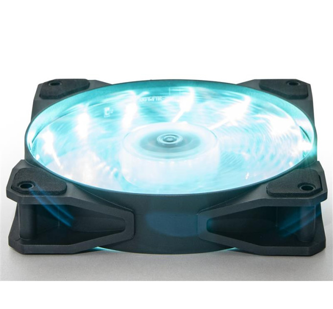 Кулер Frime Iris LED Fan 15LED Azure (FLF-HB120A15); 120х120х25мм, 3-pin+4-pin