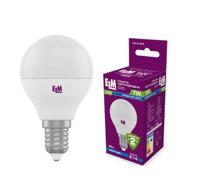Лампа світлодіодна  ELM 7W E14 4000K 18-0164