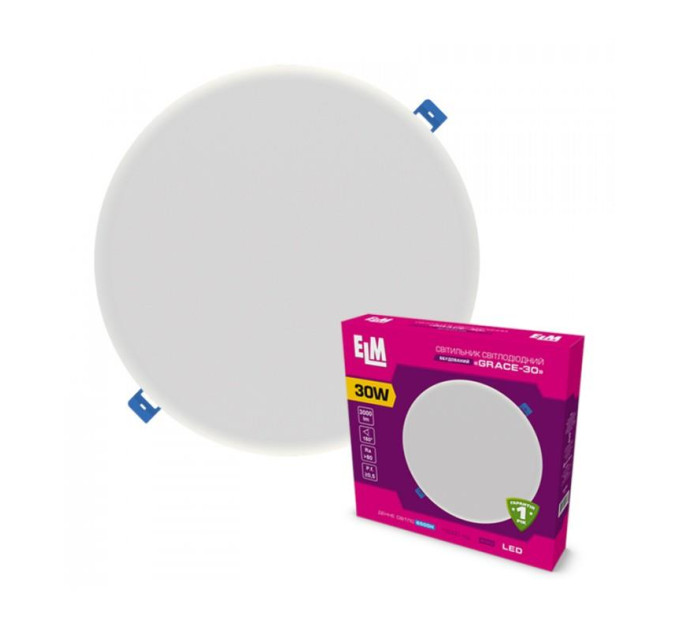 Світильник ELM Grace 30W 6500К IP20 (26-0068)