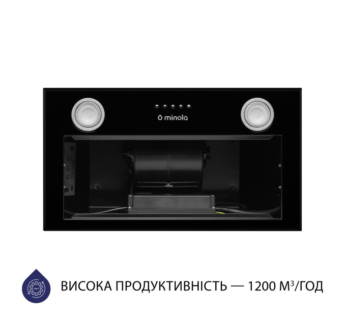 Витяжка  Minola HBI 5722 BL 1200 LED