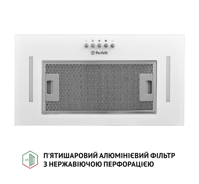 Витяжка Perfelli BI 5684 WH 1000 LED