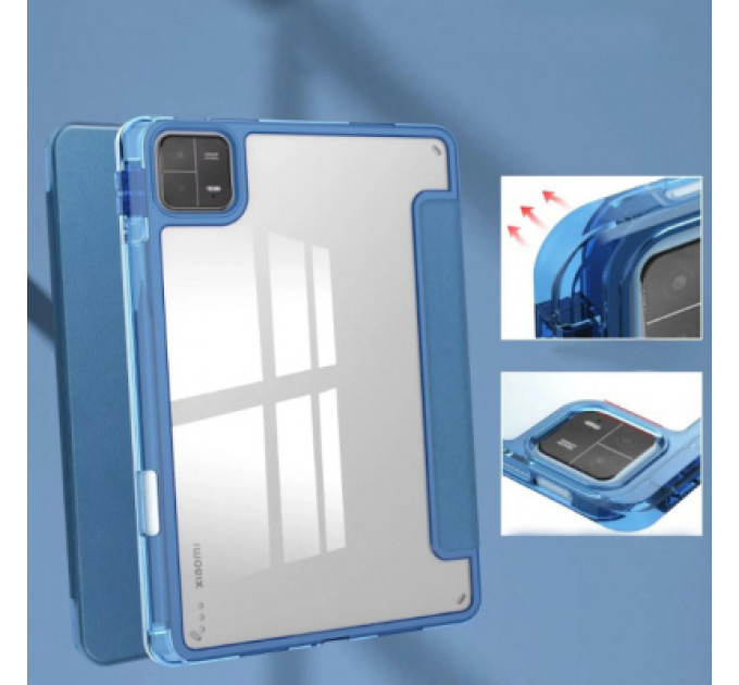 Чохол до планшета BeCover TPU Edge stylus mount Xiaomi Mi Pad 6 / 6 Pro 11" Blue (709559)