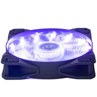 Кулер Frime Iris LED Fan 15LED Purple (FLF-HB120P15); 120х120х25мм, 3-pin+4-pin