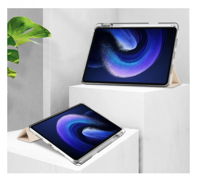 Чохол до планшета BeCover TPU Edge stylus mount Xiaomi Mi Pad 6 / 6 Pro 11" Rose Gold (709557)
