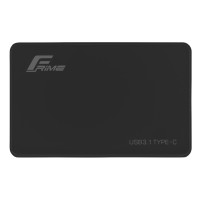 Кишеня зовнішня Frime SATA HDD/SSD 2.5", TYPE C(USB3.1), Plastic, Black (FHE10.25U31)
