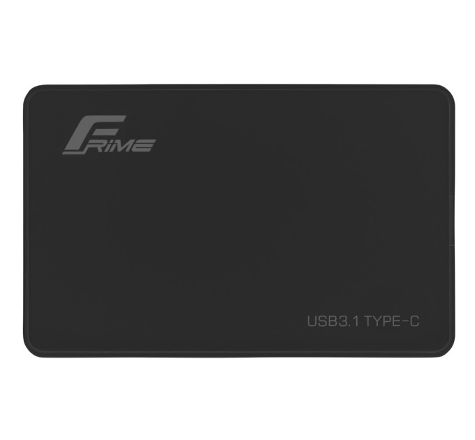 Кишеня зовнішня Frime SATA HDD/SSD 2.5", TYPE C(USB3.1), Plastic, Black (FHE10.25U31)