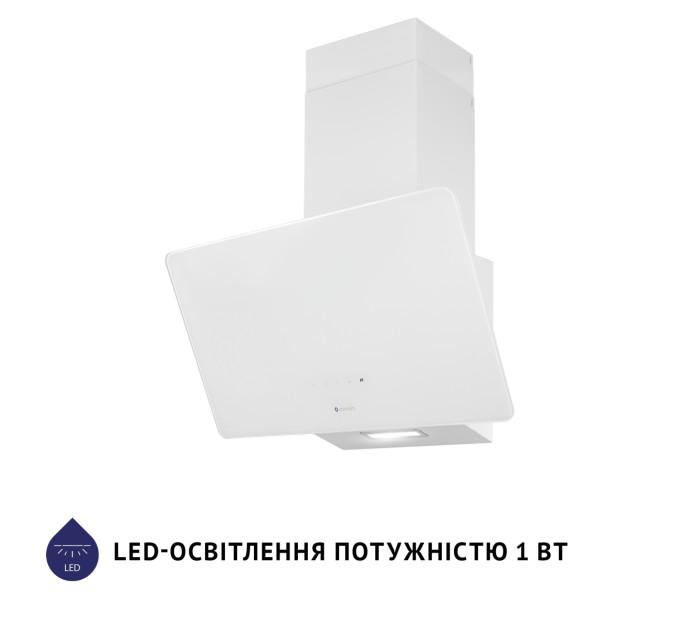 Витяжка  MINOLA Декоративна ,похила HDN 6224 WH 700 LED