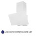 Витяжка  MINOLA Декоративна ,похила HDN 6224 WH 700 LED