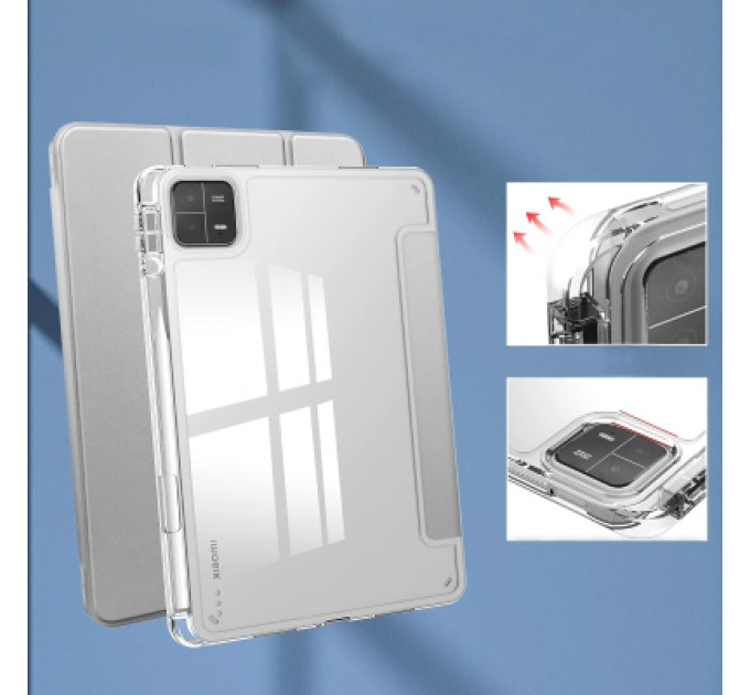 Чохол до планшета BeCover TPU Edge stylus mount Xiaomi Mi Pad 6 / 6 Pro 11" Sliver (709560)