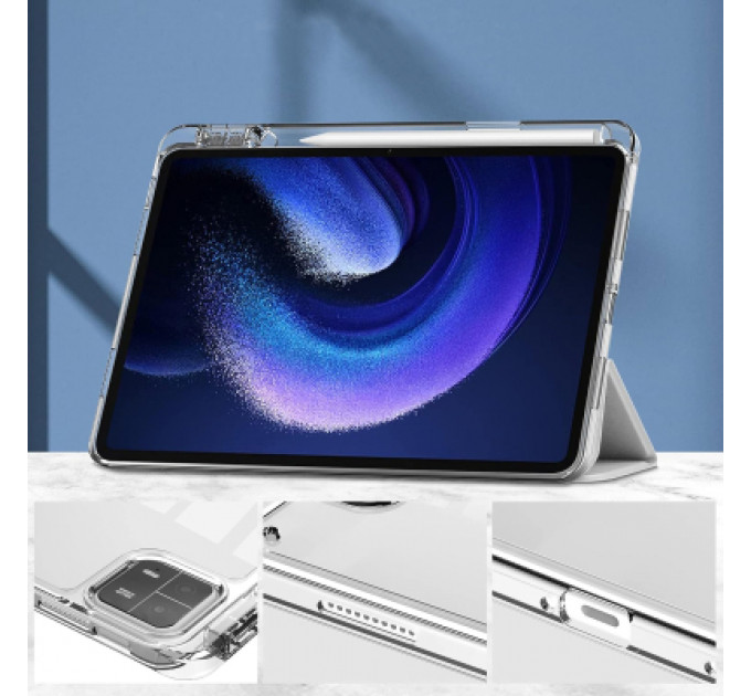 Чохол до планшета BeCover TPU Edge stylus mount Xiaomi Mi Pad 6 / 6 Pro 11" Sliver (709560)
