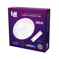 Світильник стельовий з пультом ДУ ELM Naomi 48W 3000-6500К IP20 26-0118