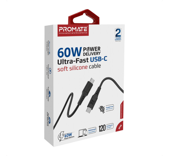 Кабель  Promate powerlink-cc120.black
