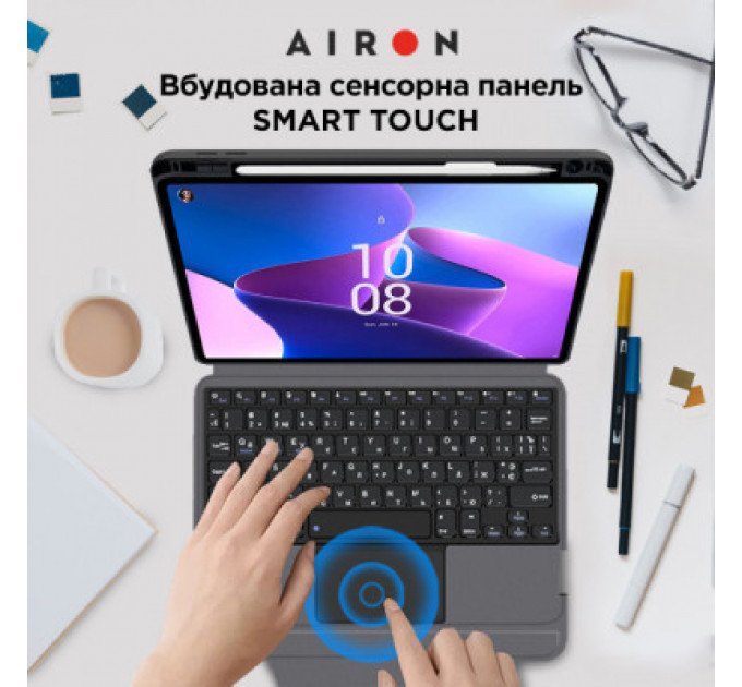 Чохол до планшета AirOn Premium Lenovo Tab M10 Plus 3Gen 2022 10.6" with Keyboard (4822352781100)