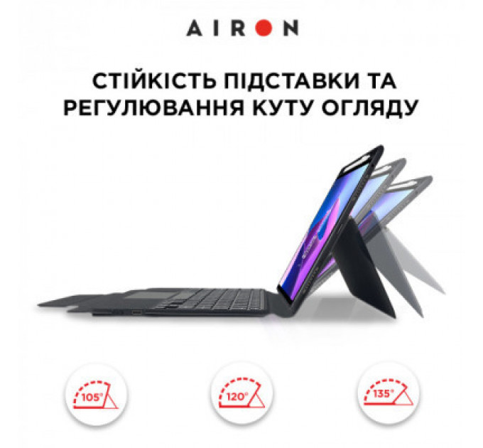 Чохол до планшета AirOn Premium Lenovo Tab M10 Plus 3Gen 2022 10.6" with Keyboard (4822352781100)