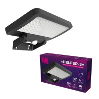 прожектор ELM Helfer 5W IP54 на сонячній батареї з датчиком руху (26-0127)