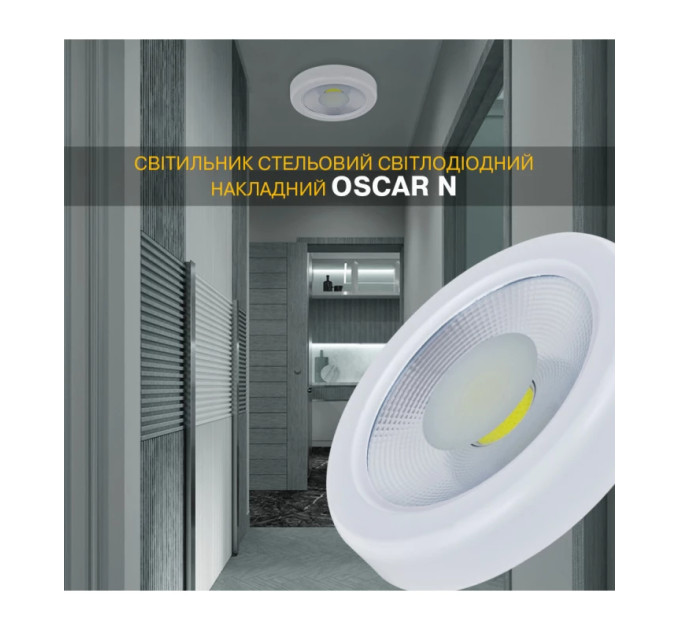 Світильник стельовий світлодіодний  Electrum Oscar-N 40 Вт IP40 4000K (B-LD-1972)