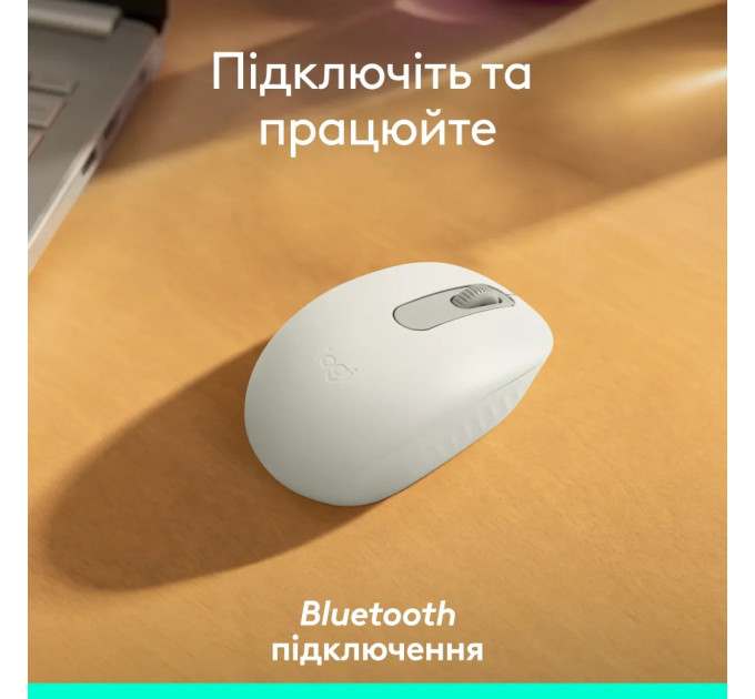 Миша  Logitech M196 Wireless Off White (910-007460)