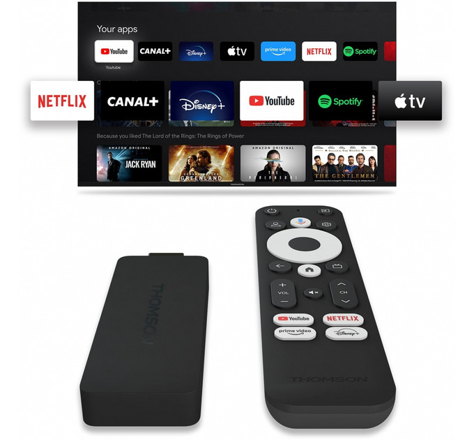 HD Медіа-плеєр  Thomson Streaming Box 4K UHD 140G