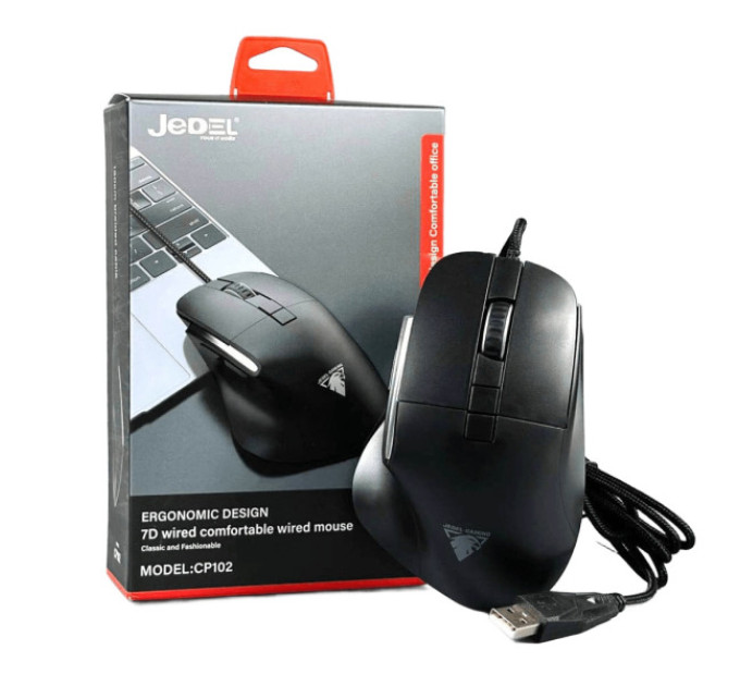 Мишка  JEDEL CP102-USB BLACK