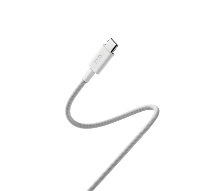 Кабель  1.0m USB Type-C/Type-C Xiaomi Braided White