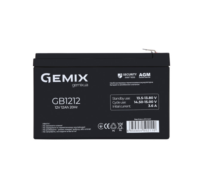 Акумулятор GEMIX GB1212