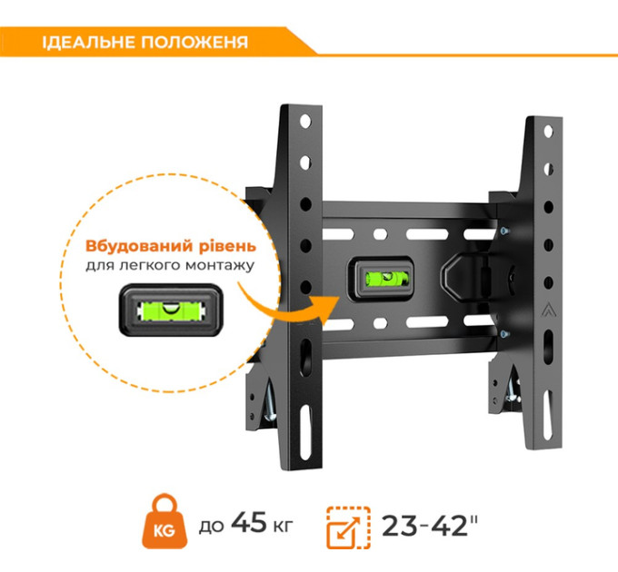 Кріплення настінне  ITECH PD2T 23-42"