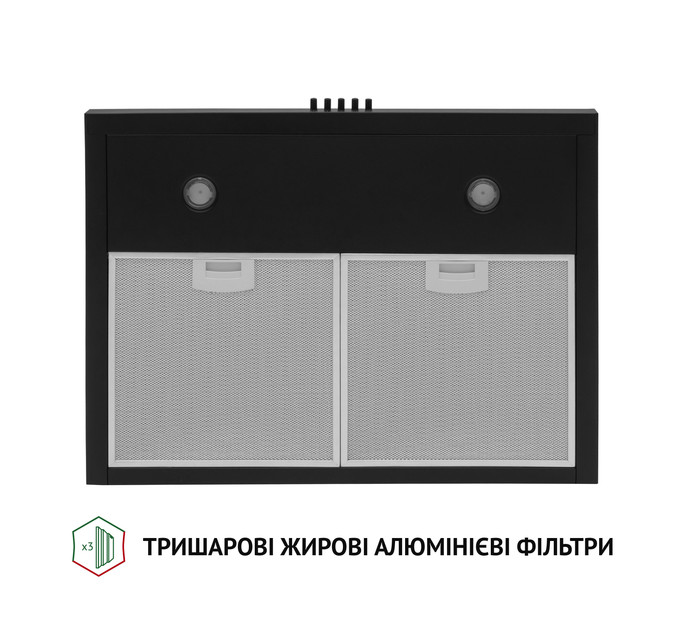 Витяжка  PERFELLI K 6402 BL 850 LED, Купольна,пристінна