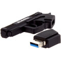 Флешка ColorWay Pistol 32 GB 3.0 Black (CW-USBPL32)