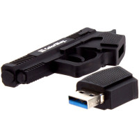 Флешка ColorWay Pistol 32 GB 3.0 Black (CW-USBPL32)