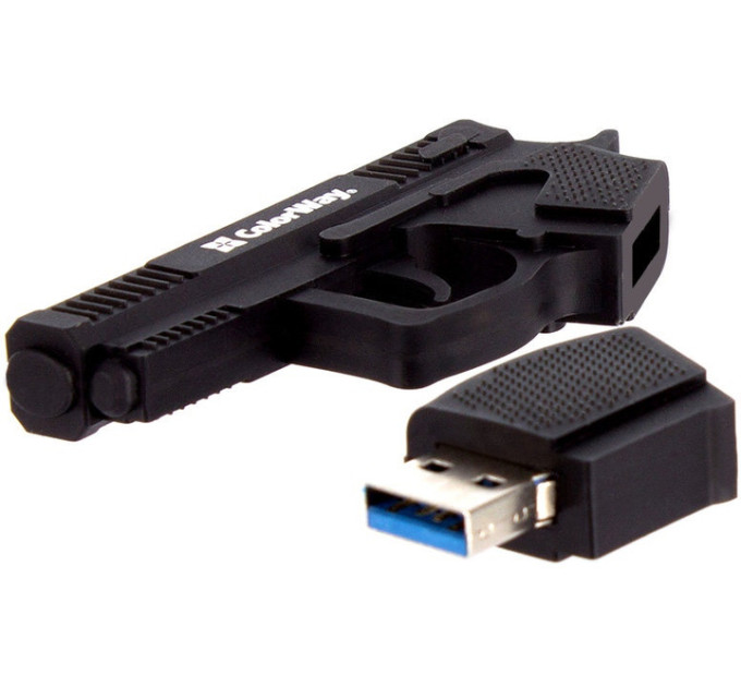 Флешка ColorWay Pistol 32 GB 3.0 Black (CW-USBPL32)