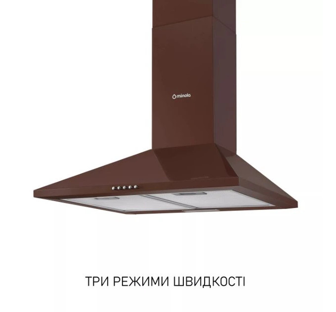 Витяжка  MINOLA HK 6214 BR 700 LED Купольна, пристінна