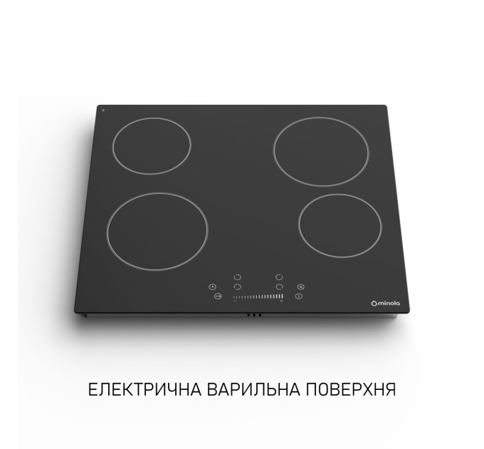 Варильна поверхня склокерамічна  Minola MHS 6074 TBL