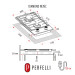 Варильна поверхня PERFELLI DIAMOND M39C INOX