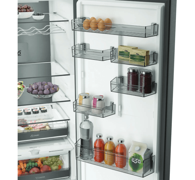 Холодильник  Whirlpool WHK26413XBR6EA1, 2.04 м/No Frost/Інвертор/Нерж.сталь