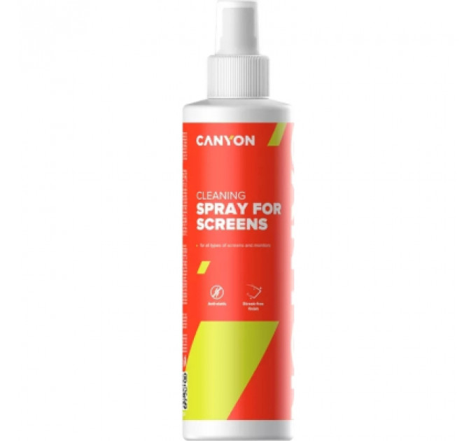 Спрей для очищення Canyon Screen Сleaning Spray, 250ml, Blister (CNE-CCL21-H)