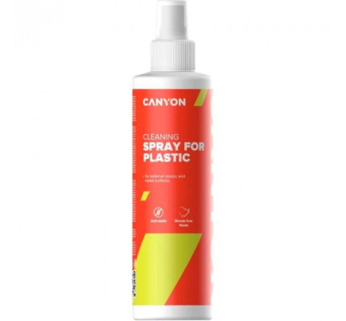 Спрей для очищення Canyon Plastic Cleaning Spray, 250ml, Blister (CNE-CCL22-H)