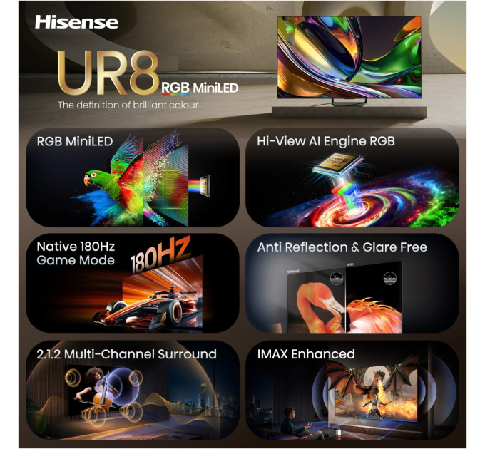 Hisense LED-телевізор Hisense 55UR8S