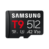Карта пам'яті SAMSUNG MICRO SDXC T9 512GB, U3, V30, A2 до 200 Мб/с