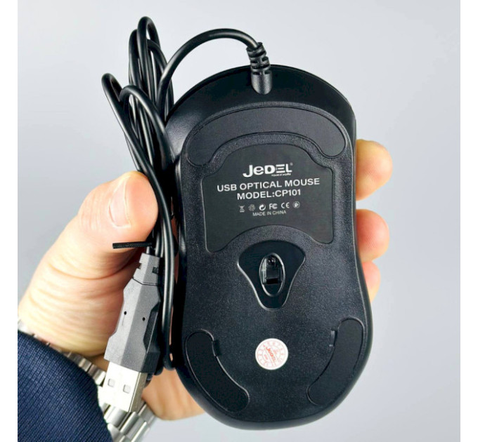 Мишка  JEDEL CP101-USB BLACK