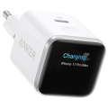 Anker Мережевий зарядний пристрій ANKER Nano Charger - 45W USB-C Smart Display (Білий)